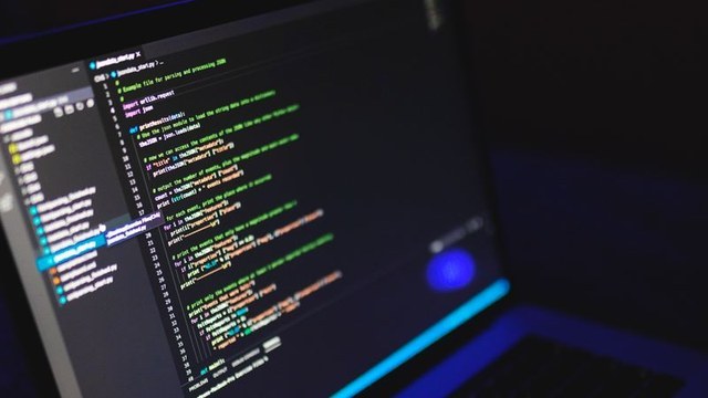 Programming code on screen for API integration